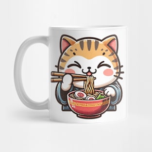 Ramen Is My Favourite Japanese Cat lover Mug